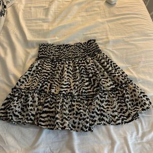 animal print skirt